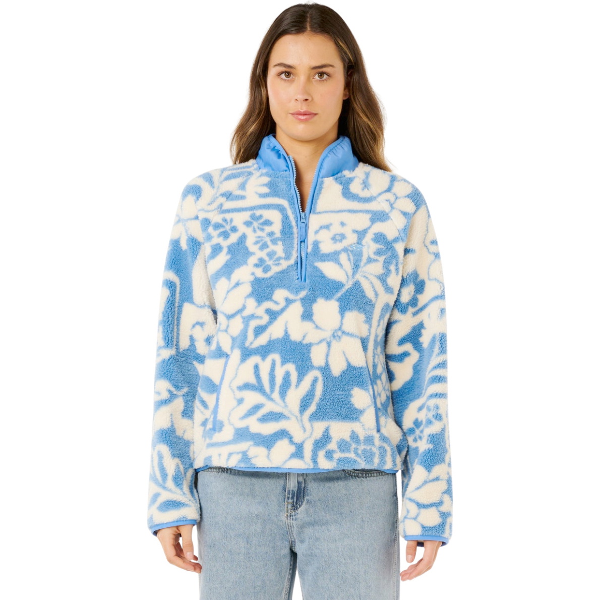 2026 Rip Curl Frauen Party-Paket Polar Fleece 0COWFL - Blue